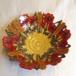 flowery plate